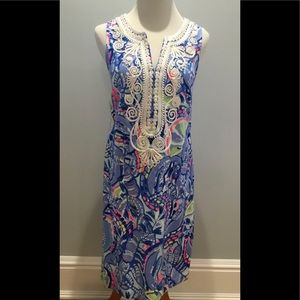 LILLY PULITZER SHIFT DRESS. NEW SZ 0 ORIG $228!